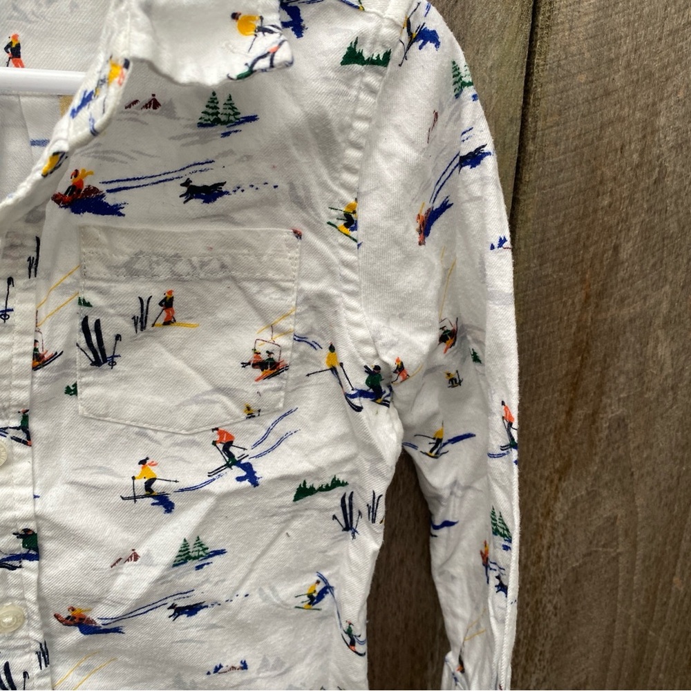 Janie and Jack Ski Brushed Twill‎ Shirt 2T - Picture 5 of 5